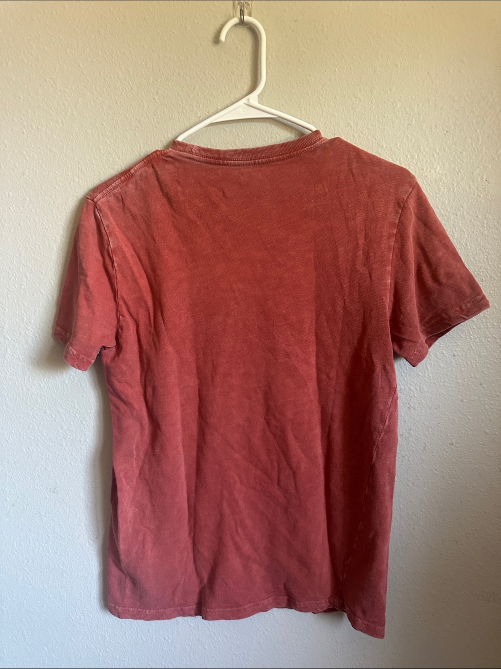 David Bowie acid wash Red Vintage-Style Concert Tee - - Picture 3 of 3